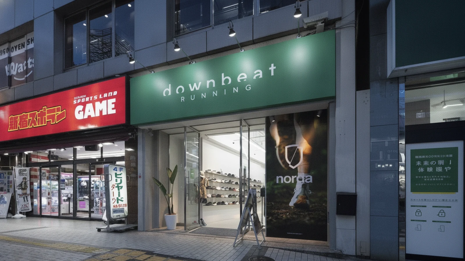 downbeat RUNNING 히어로 이미지